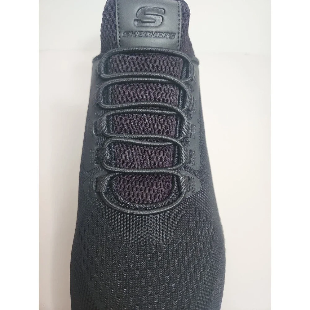 Skechers Work Cessnock 77188W Black Mens 12 Wide Black Slip Resistant Shoes NWT